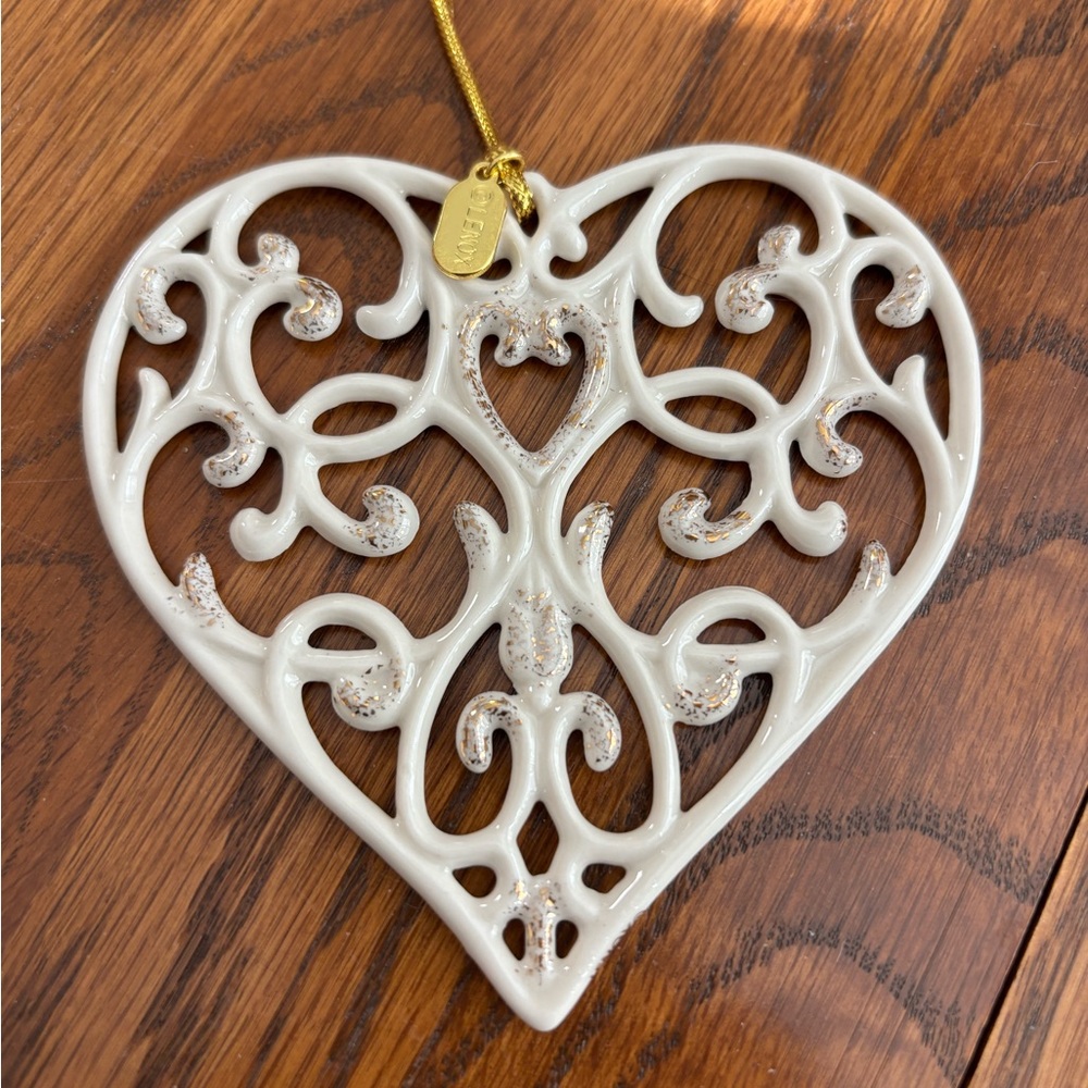 Lenox 2017 Heart Ornament
